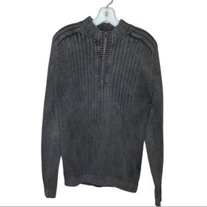 Roundtree & Yorke Casuals Ribbed Zip Neck‎ Sweater